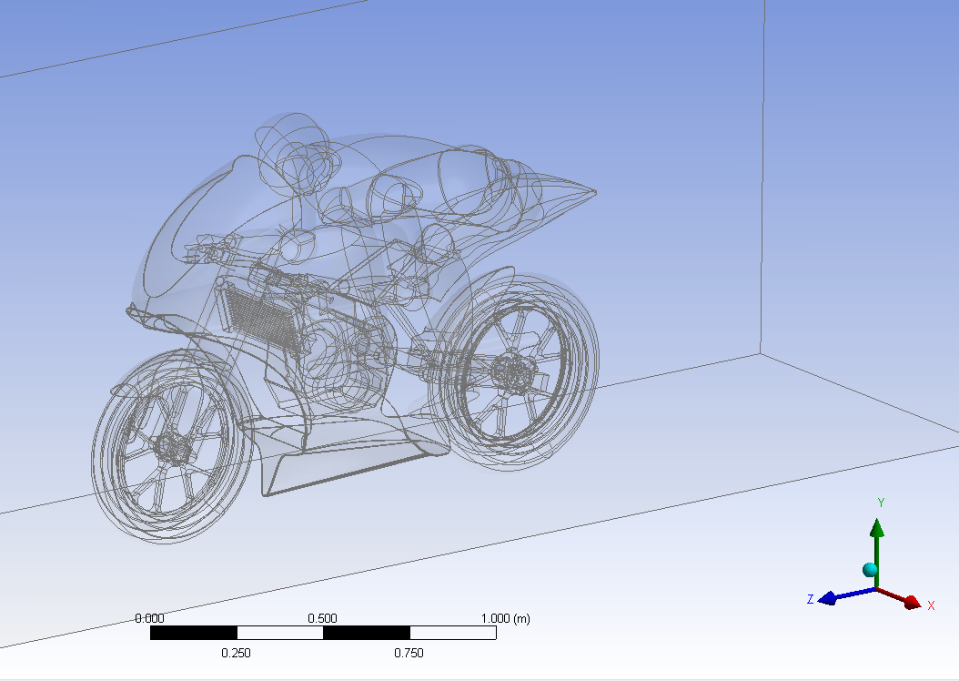 Motorcycle Engine Simulation Motorcycle Wind Tunnel Simulation for Motochanics-UA
